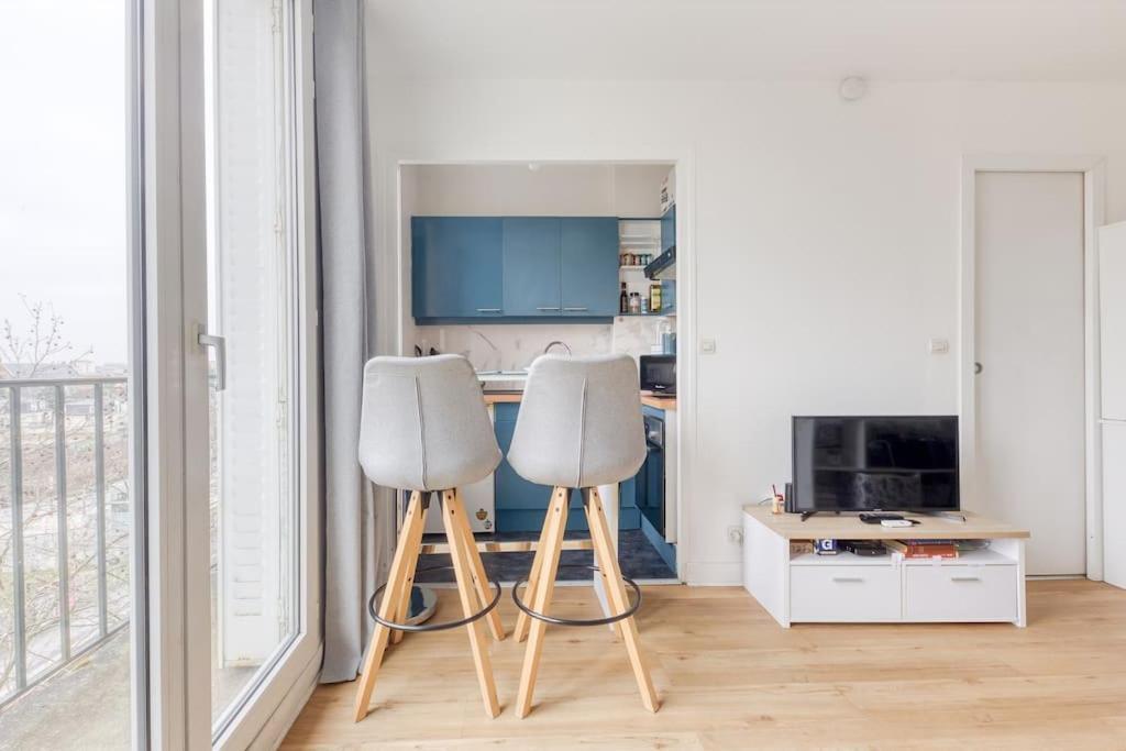 Studio Lumineux -15 Min De Paris La Garenne-Colombes Extérieur photo